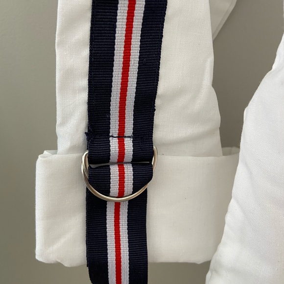 Belted striped sleeve shirt - Picture 4 of 5